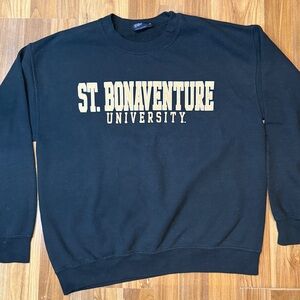 MV Sport Black Crewneck Sweatshirt